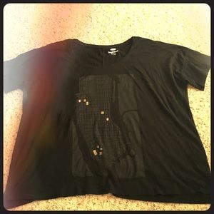 Oversized manhattan graphic tee